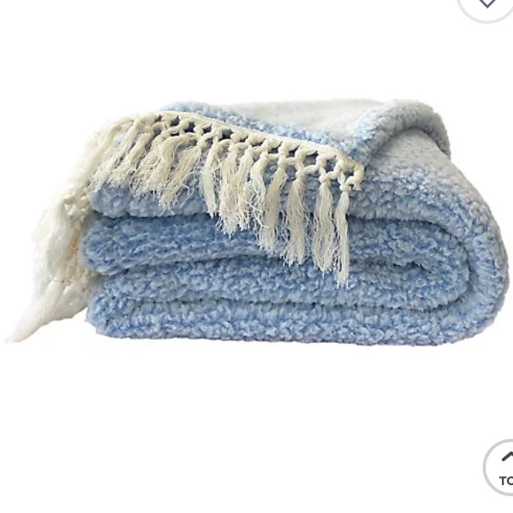 Great quality Sherpa throw. SUPER soft cozy and comfy. 50x60.
